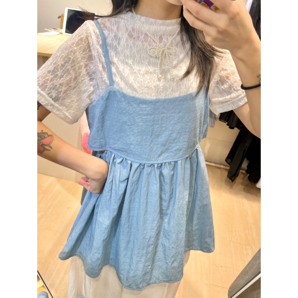 透膚立體小花打底-細節圖2