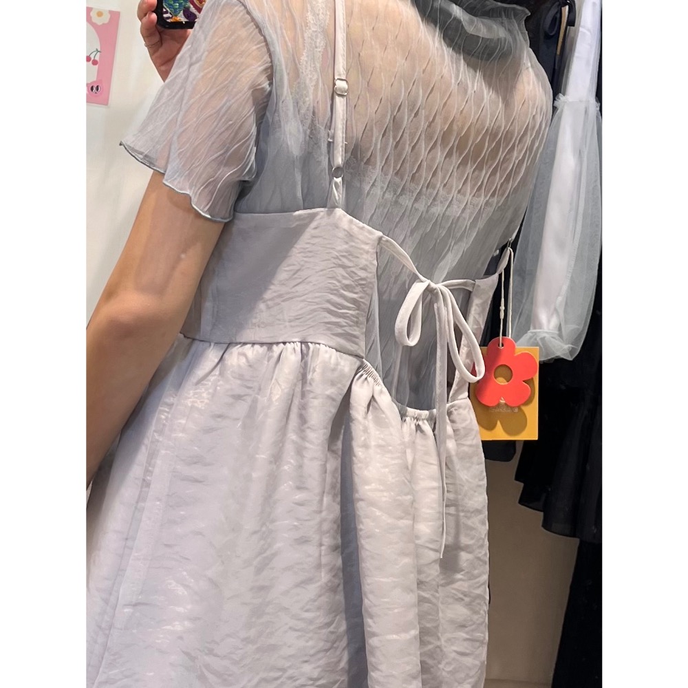 雪紡後鏤空背心-細節圖4