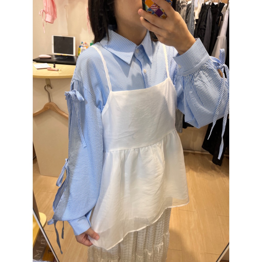 雪紡後鏤空背心-細節圖6