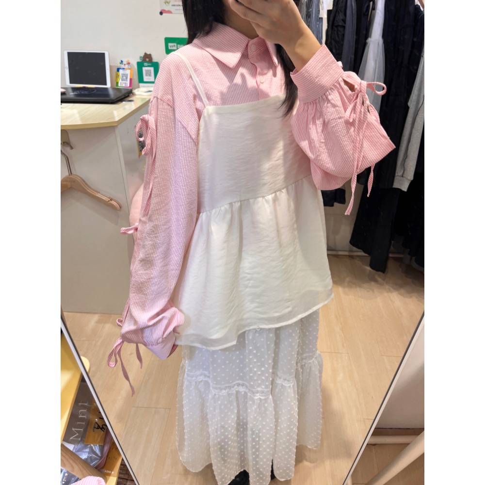 雪紡後鏤空背心-細節圖7