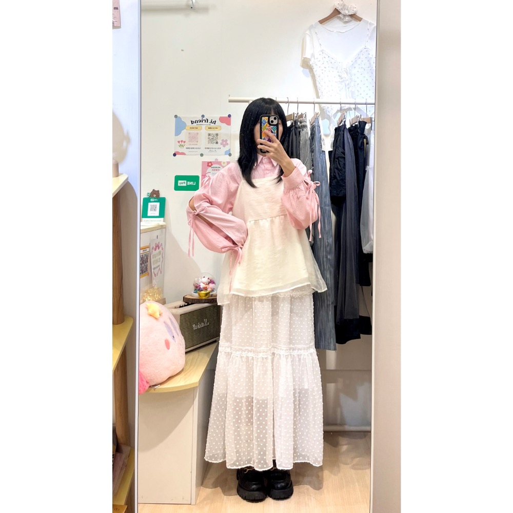 雪紡後鏤空背心-細節圖8