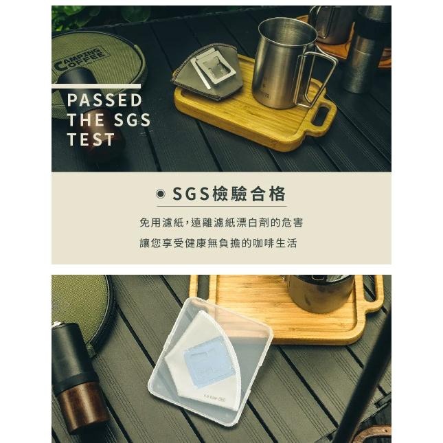 【澄韻堂】現貨  Camping 掛耳濾杯 1-2cup (附收納盒)  濾紙 濾網 咖啡濾紙-細節圖6