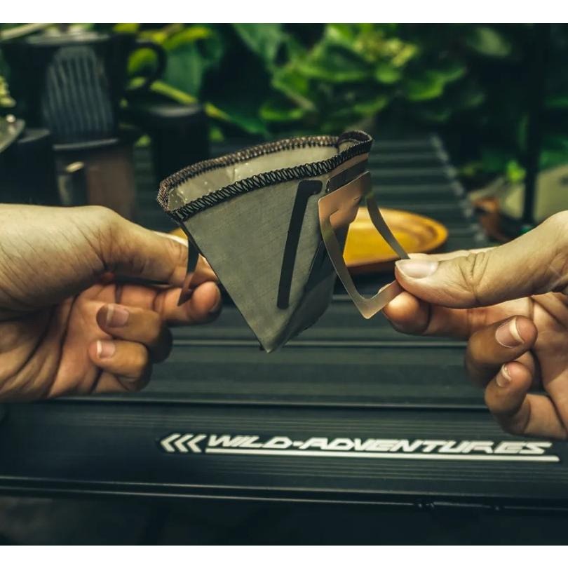 【澄韻堂】現貨  Camping 掛耳濾杯 1-2cup (附收納盒)  濾紙 濾網 咖啡濾紙-細節圖8