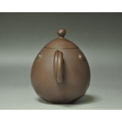 【澄韻堂】現貨全新正品、免運-陸羽精選紫砂壺-附禮盒提袋- 十二生肖晶鑽鼠紫砂壺/段泥壺,約210cc-細節圖4