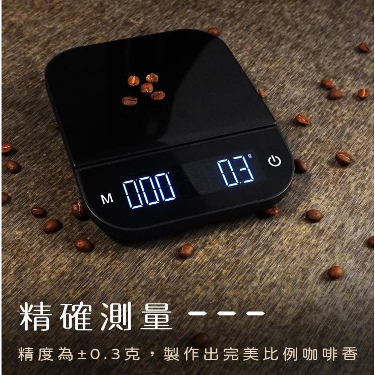 【澄韻堂】現貨Driver 手沖咖啡數位電子秤 耐熱135度C面板 內建標準/手沖/義式三種模式,3A/TYPE C電源-細節圖6
