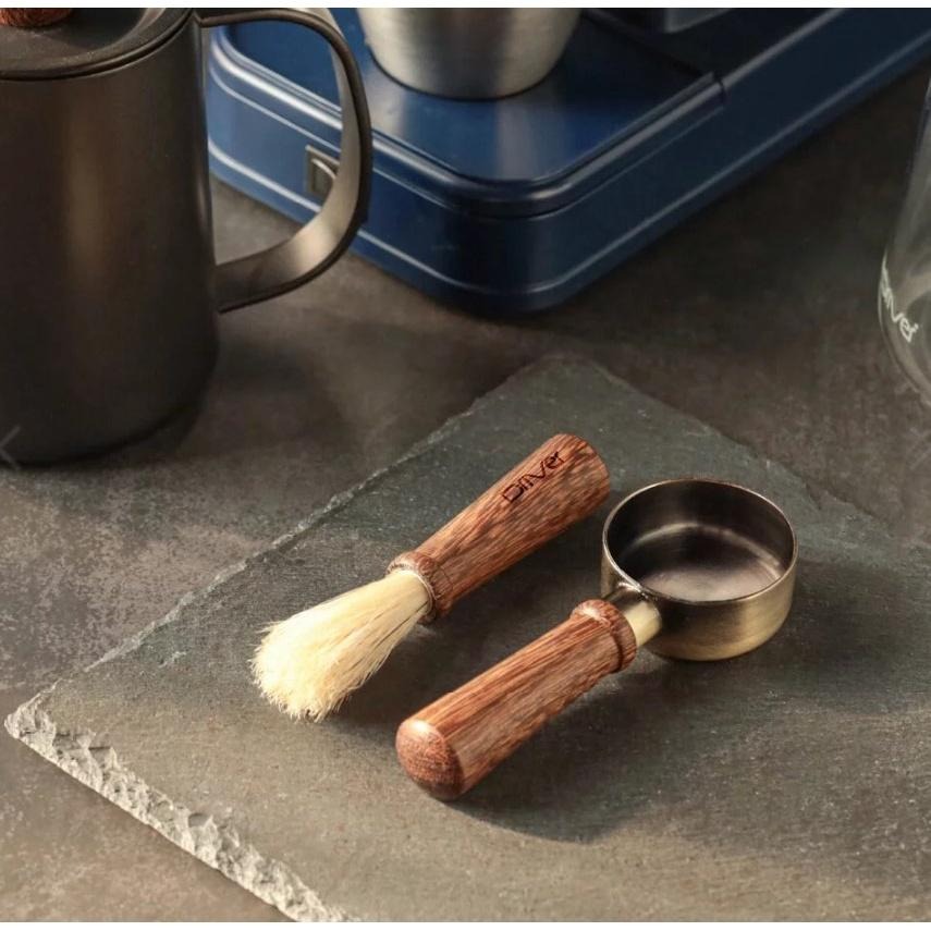 【澄韻堂】Driver 台灣制, 德川毛刷10g,軟質鬃毛製作，不刮傷器皿、不易掉毛, 雞翅木手把讓每隻木紋都獨一無二-細節圖2