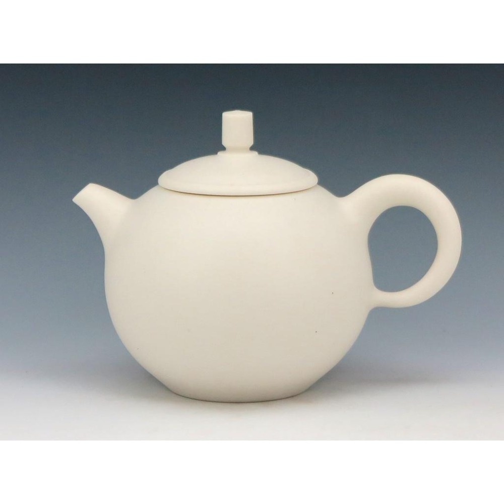 【澄韻堂】現貨全新正品、免運-台灣陶藝名家 張美芬 手拉胚茶壺 手工白陶單壺-約180~200cc,附禮盒有保証卡-細節圖7