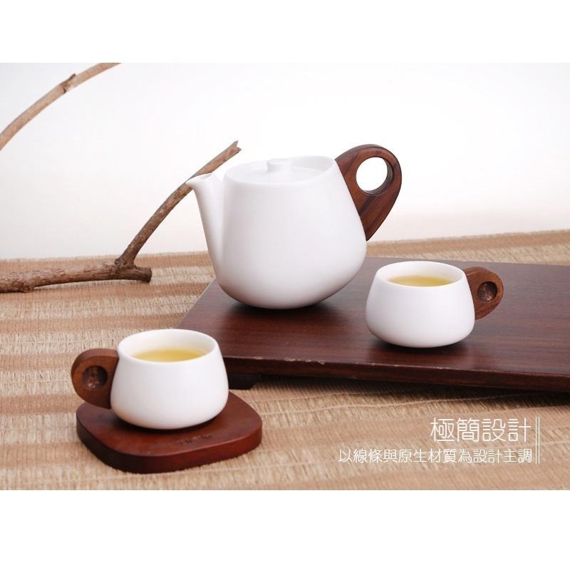 【澄韻堂】免運-宜龍陶瓷茶具組 白‧居易(壺+2杯)3入禮盒 茶壺 泡茶壺 整套茶具 茶具禮盒-細節圖7