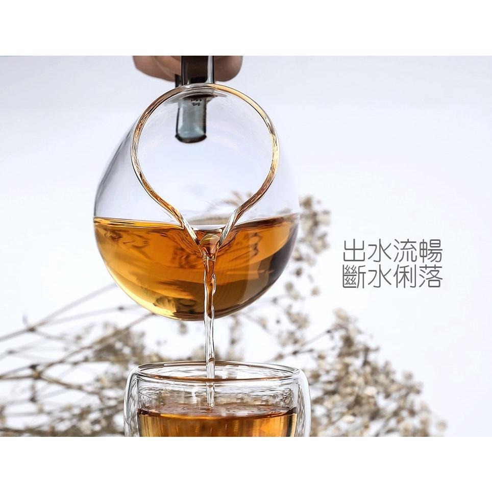 【澄韻堂】宜龍/ 柳川公杯(300ml)-3色可選-茶海/公道杯-耐熱玻璃,採高純淨二氧化矽礦砂製造。耐用不易老化起霧-細節圖7