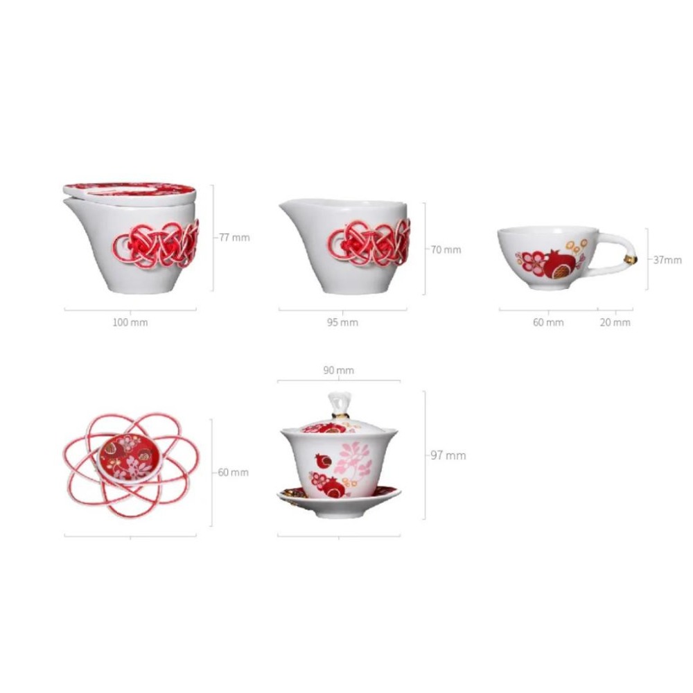 【澄韻堂】現貨不用等、免運、優惠-宜龍陶瓷茶具 遞結良緣茶杯50ML/2入一組-細節圖6