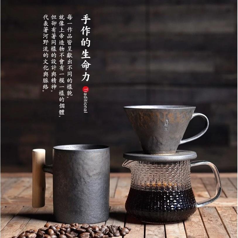 【澄韻堂】免運, 河野流 文京手作濾杯 咖啡濾杯(1-2杯)-細節圖7