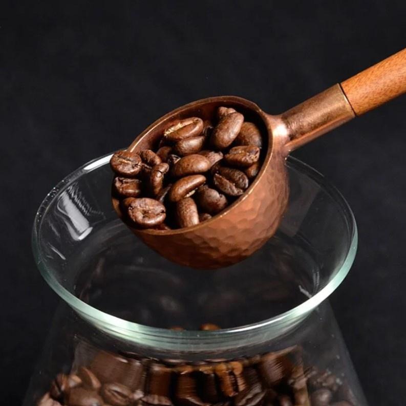 【澄韻堂】免運, 河野流  純手作銅匙 原木手把，每一支的紋理都是唯一 ．手工搥打反覆敲擊, 一體成型-細節圖3