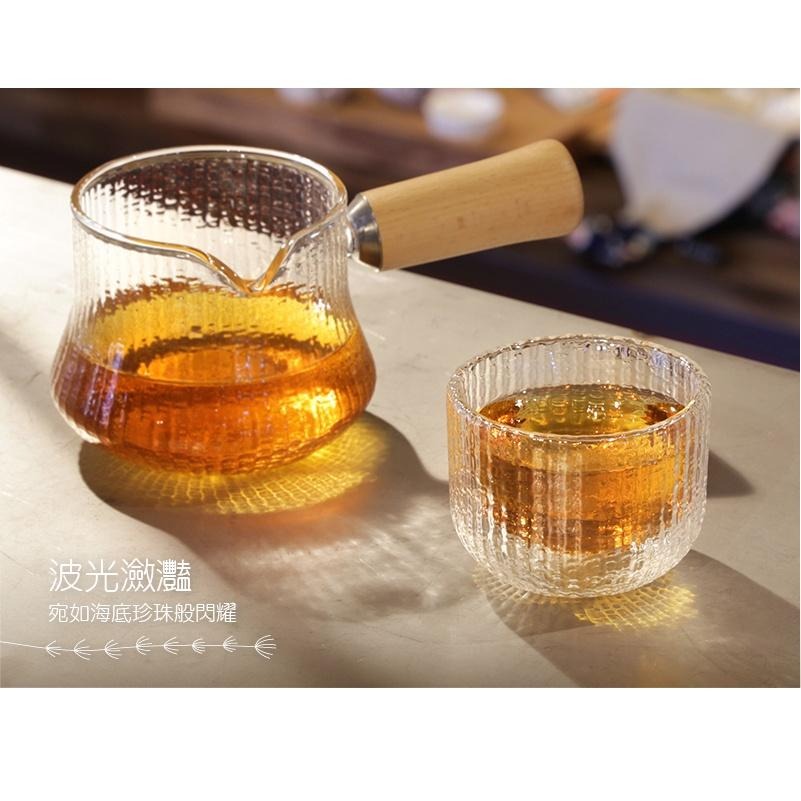 【澄韻堂】 宜龍/茶大師 雙層玻璃-貝紋水晶雙層玻璃杯2入(85ml), 防燙玻璃杯,茶杯-細節圖5