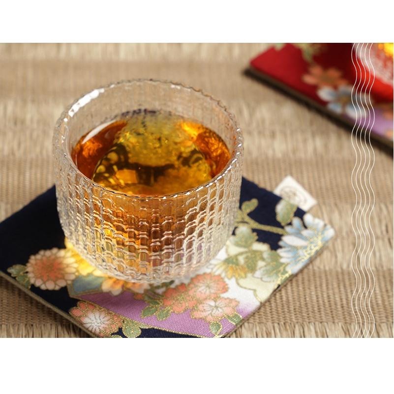 【澄韻堂】 宜龍/茶大師 雙層玻璃-貝紋水晶雙層玻璃杯2入(85ml), 防燙玻璃杯,茶杯-細節圖7