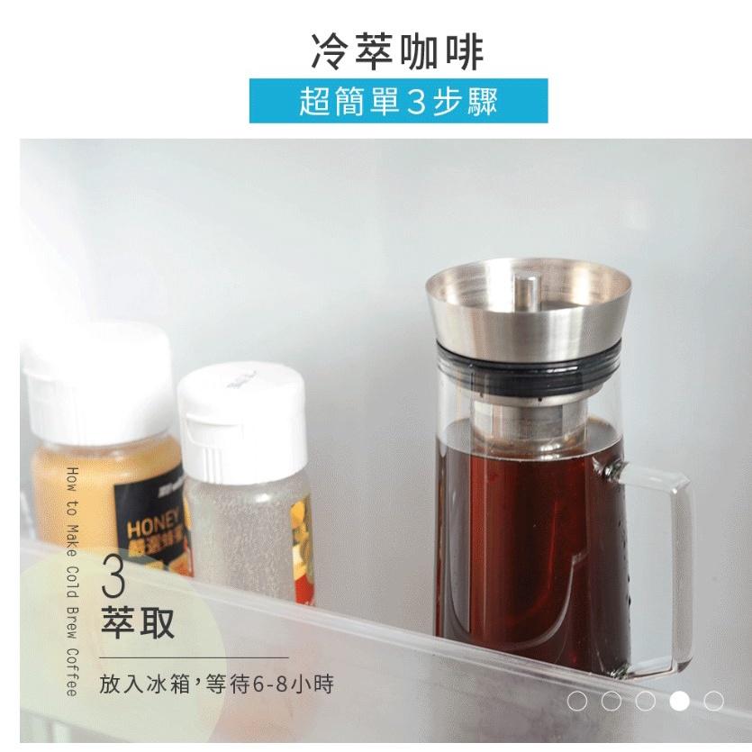 【澄韻堂】現貨, 免運, 送冷萃咖啡豆半磅 Driver 咖啡冷萃壺 1000ml 咖啡壺 冷泡冰釀壺 台灣製 泡茶壺-細節圖8