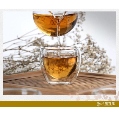 【澄韻堂】 宜龍/茶大師 雙層玻璃-品茗杯(100ml)2入, 防燙玻璃杯,茶杯