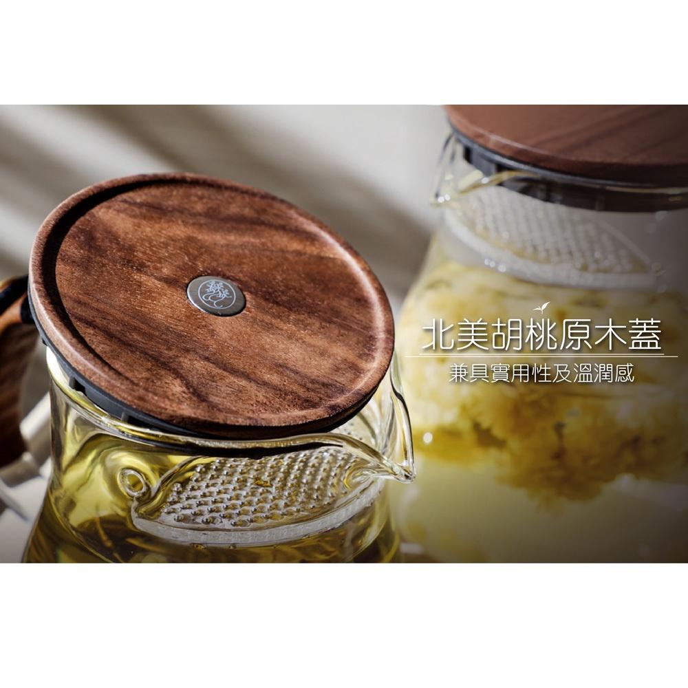 【澄韻堂】台灣宜龍、樸風時尚玻璃煮茶器-2款容量450/750ML可選-細節圖2