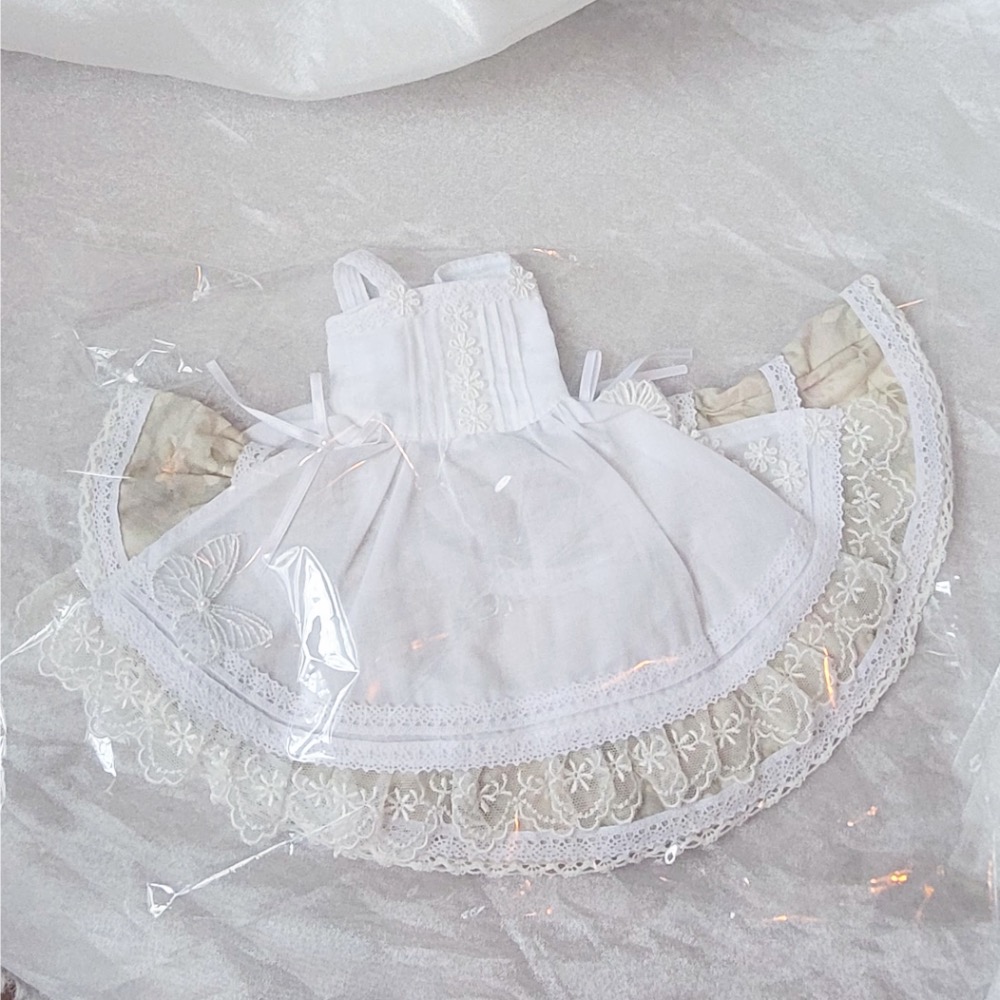 台現🇹🇼4分Bjd淺黃蕾絲娃衣｜sdm  mdd-細節圖3