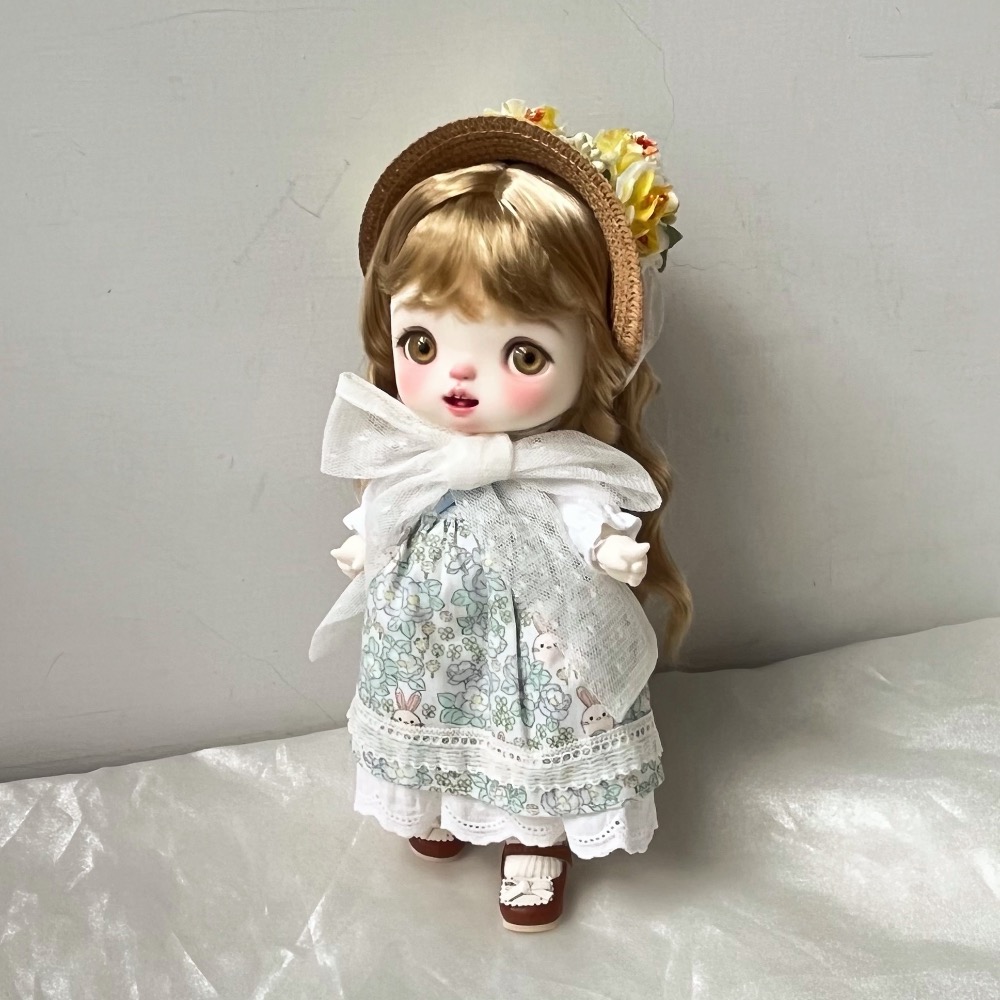 台現》DollVillage韓娃Kabi胖六分24公分BJD｜Adoll land Cat-Fubao巨嬰-細節圖2