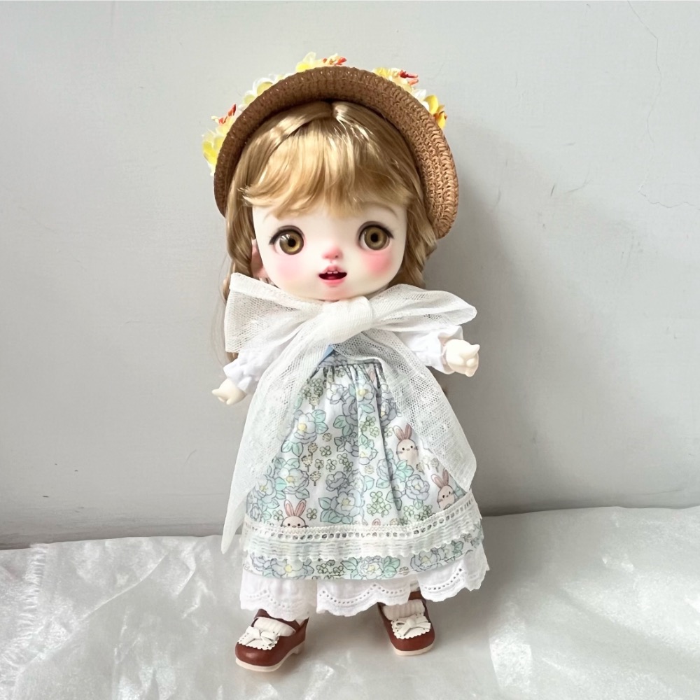 台現》DollVillage韓娃Kabi胖六分24公分BJD｜Adoll land Cat-Fubao巨嬰-細節圖6