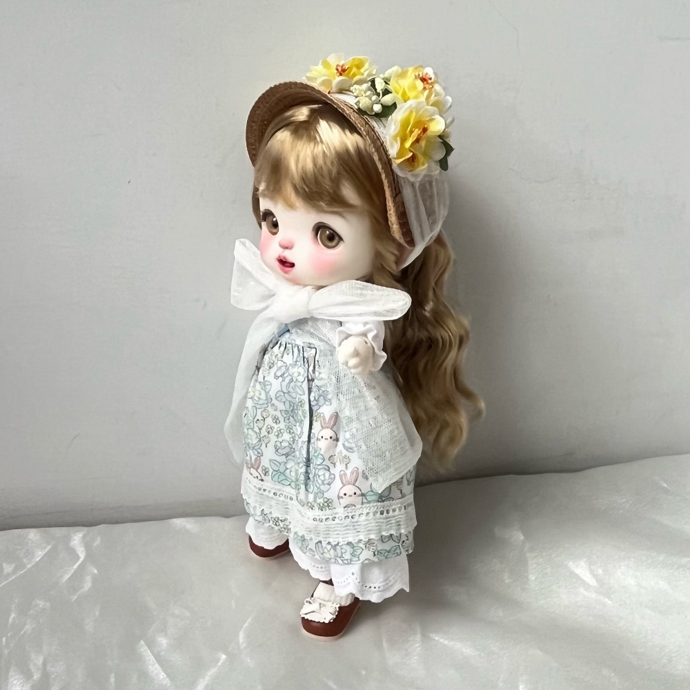 台現》DollVillage韓娃Kabi胖六分24公分BJD｜Adoll land Cat-Fubao巨嬰-細節圖7