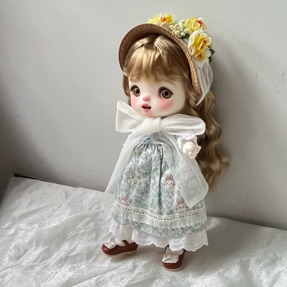 台現》DollVillage韓娃Kabi胖六分24公分BJD｜Adoll land Cat-Fubao巨嬰-細節圖8