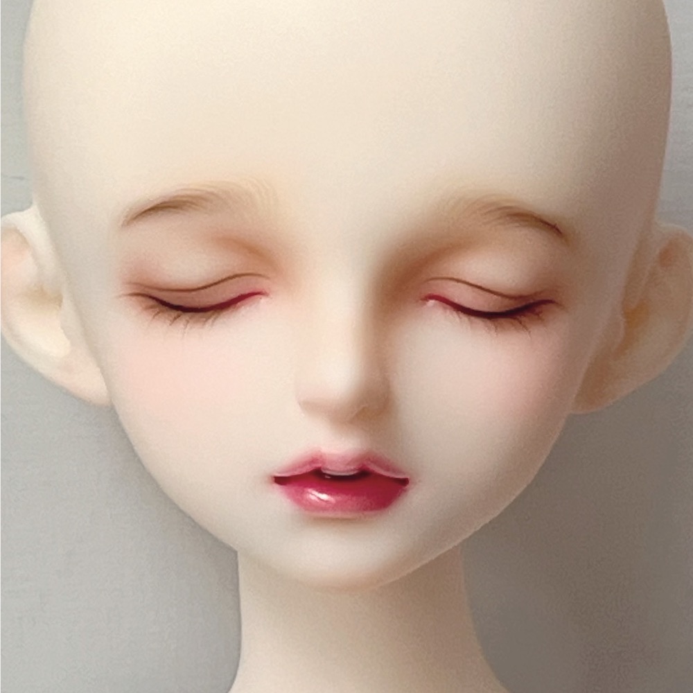 台現🇹🇼Xaga doll四分整娃Clear閉眼｜全新白桃肌帶妝頭+身bjd-細節圖3