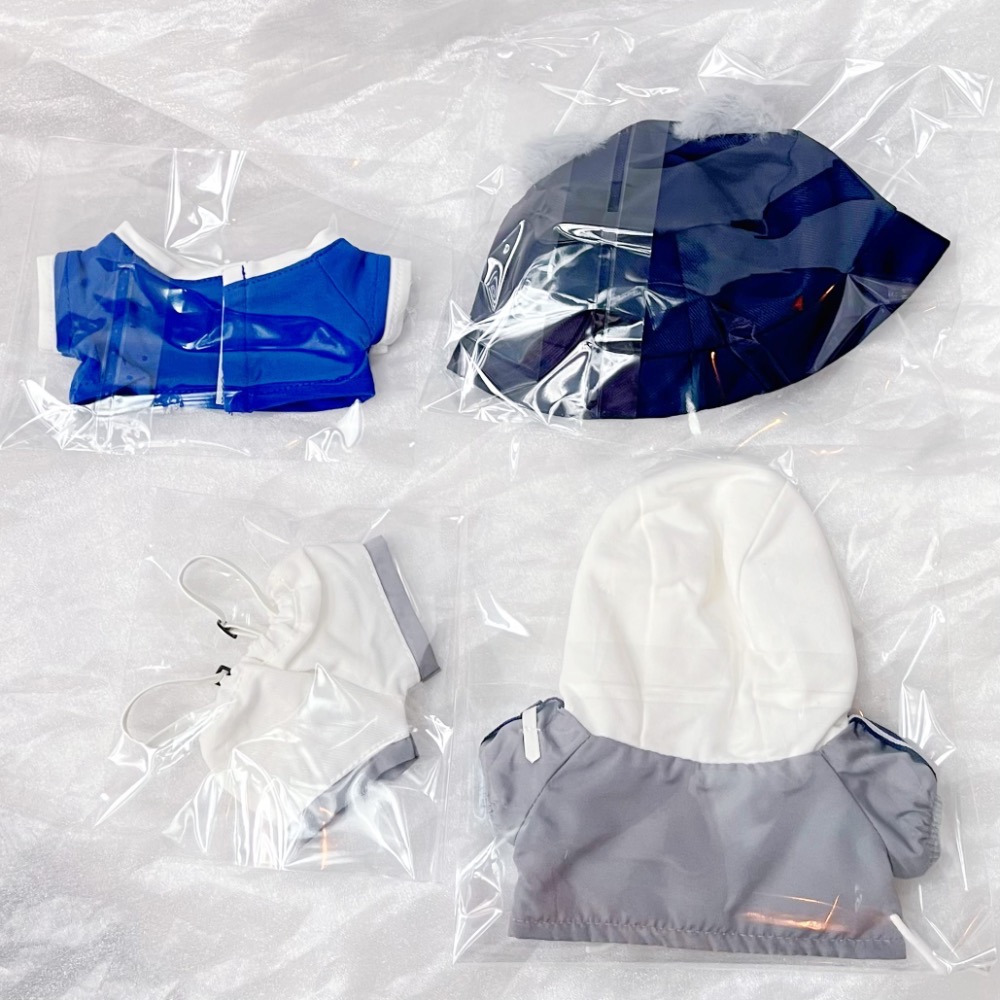 台現🧵20cm棉花娃娃衣《極地鎏感》四件組-細節圖2