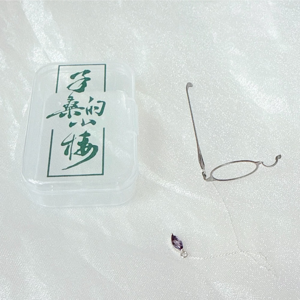 台現🇹🇼大三分 bjd 鏤空單邊眼鏡2.0 紫水晶版 子桑的小屋-細節圖2