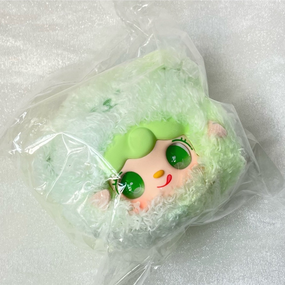 台現🇹🇼 Yooki 氧氧 四代毛绒 一口小熊 薄荷小熊頭 確認款 盲盒-細節圖2