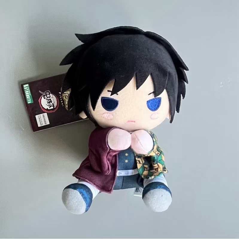 ￼台現🇹🇼壽屋夾手娃 宇髄天元 富岡義勇 竈門炭治郎 鬼滅之刃｜KOTOBUKIYA ぴたぬい 棉花娃吊飾 醜娃 抱-規格圖6