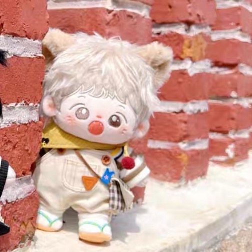 台現🇹🇼15cm棉花娃娃《開心鼠娃衣四件套》花田衣櫥原創設計｜不含娃與鞋-細節圖4