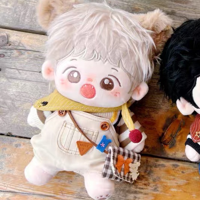 台現🇹🇼15cm棉花娃娃《開心鼠娃衣四件套》花田衣櫥原創設計｜不含娃與鞋-細節圖5