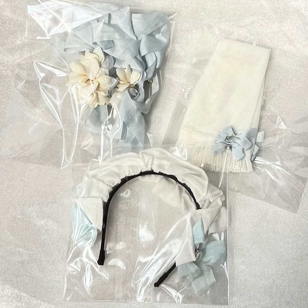 美品✨三分BJD娃衣 烏龜背背 歲月情詩 淺藍 大全套-細節圖5