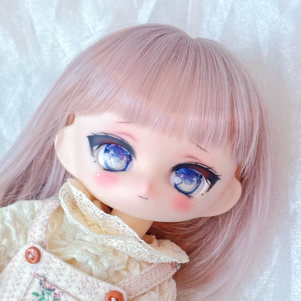 新品✨ chubbyneko 甜兔兔 三分帶妝娃頭+大力力小六身 三插六-細節圖2