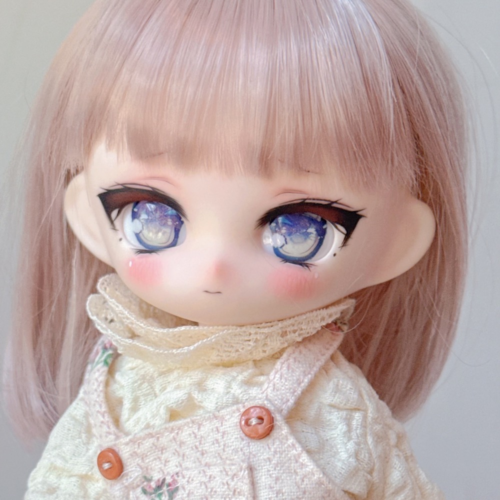 新品✨ chubbyneko 甜兔兔 三分帶妝娃頭+大力力小六身 三插六-細節圖3