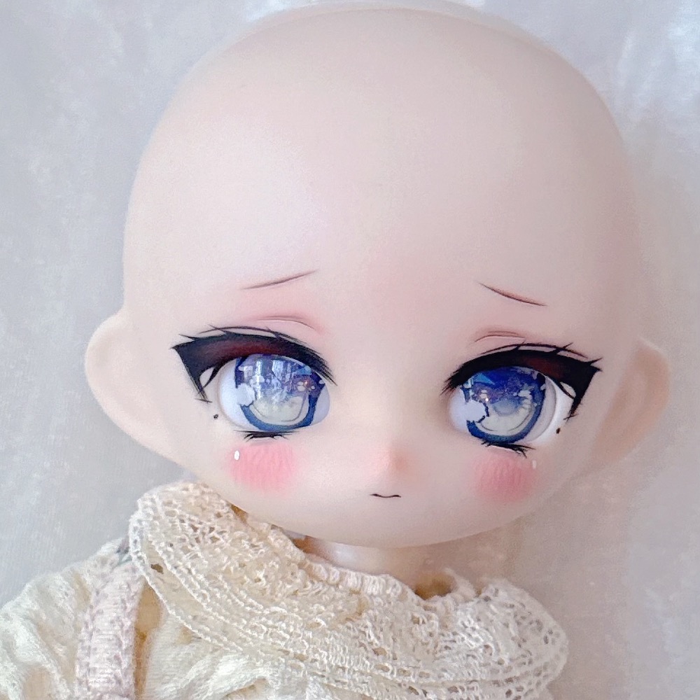 新品✨ chubbyneko 甜兔兔 三分帶妝娃頭+大力力小六身 三插六-細節圖5