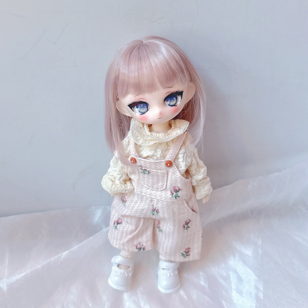 新品✨ chubbyneko 甜兔兔 三分帶妝娃頭+大力力小六身 三插六-規格圖5