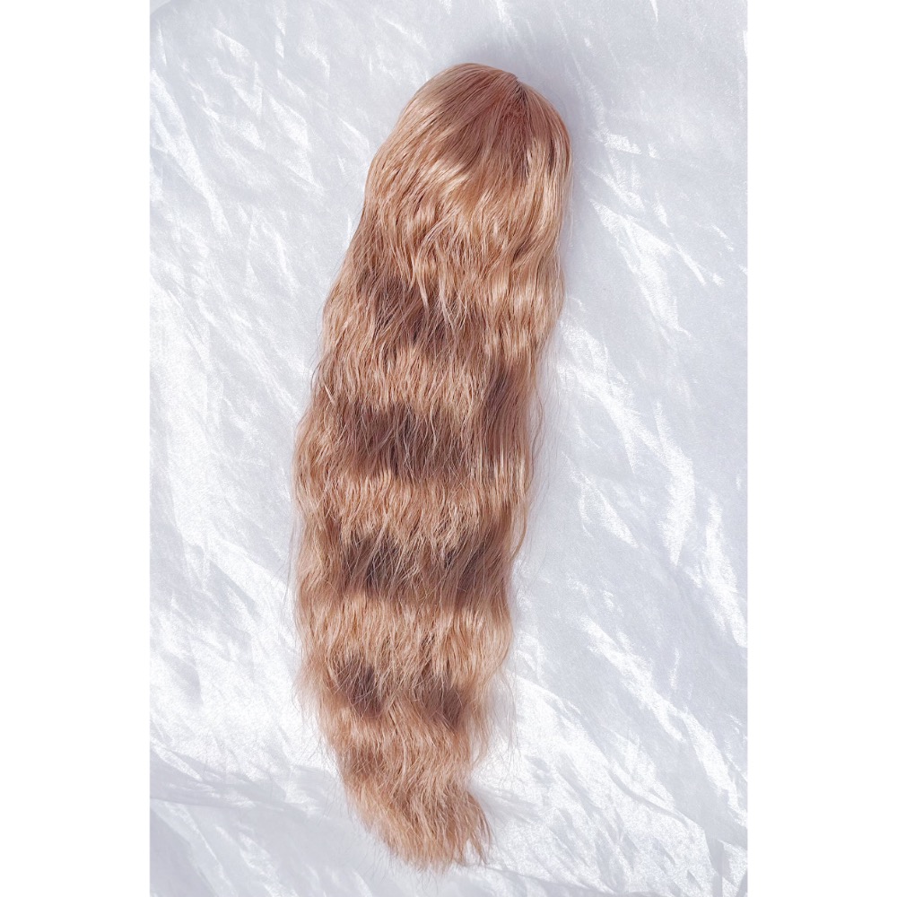 美品✨Volks 3分 超長捲髮 金茶 bjd 假髮 1/3 sd-細節圖2