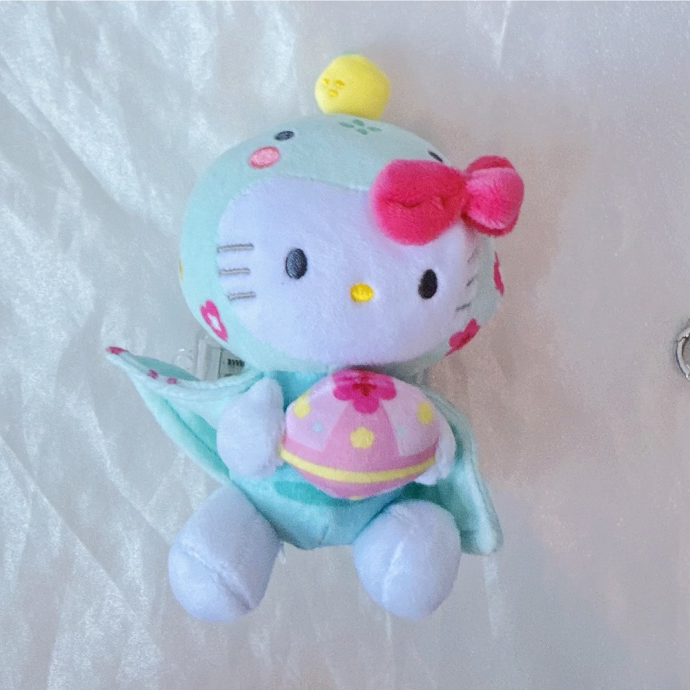 台現🇹🇼7-11 福蛇 Kitty 手機架 背繩 蛇年限定 毛絨吊飾 sanrio 三麗鷗-細節圖2