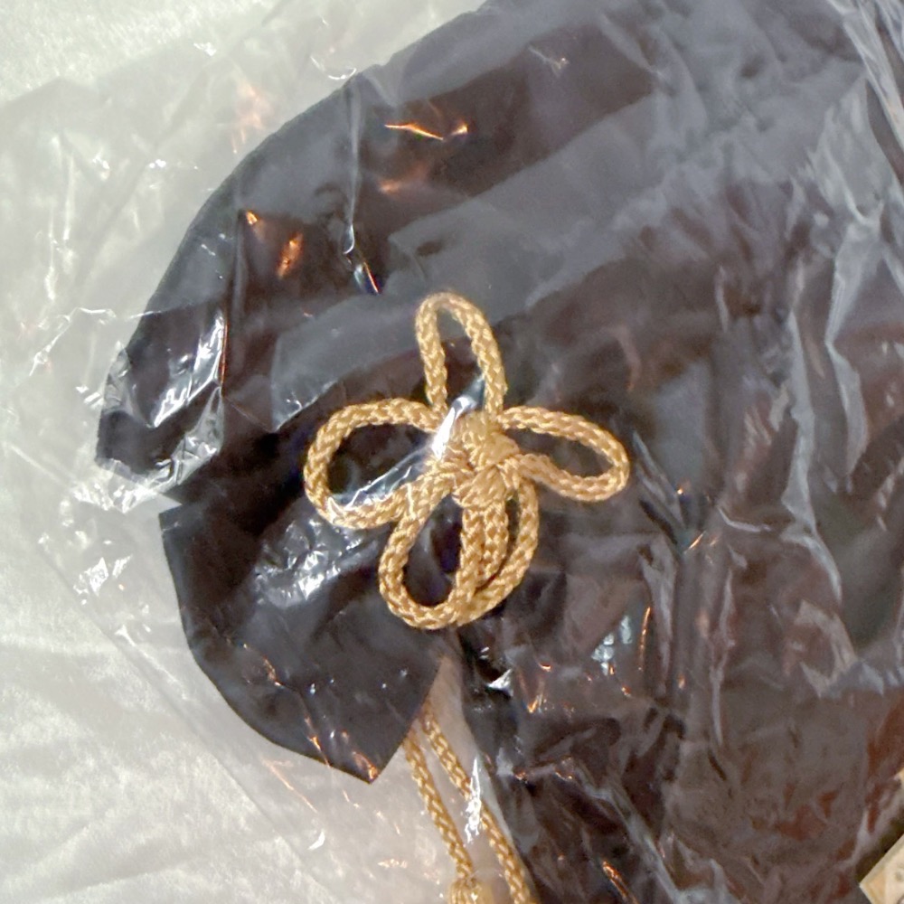 全新🎀 maison de fleur 德美 聯名 緞面 金色流蘇 托特 刀劍亂舞 德川美術館-細節圖5