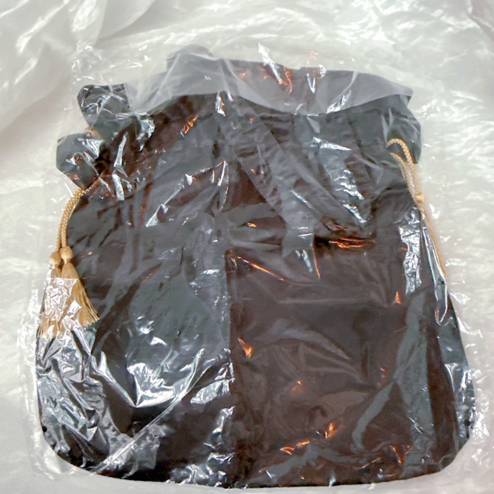 全新🎀 maison de fleur 德美 聯名 緞面 金色流蘇 托特 刀劍亂舞 德川美術館-細節圖6