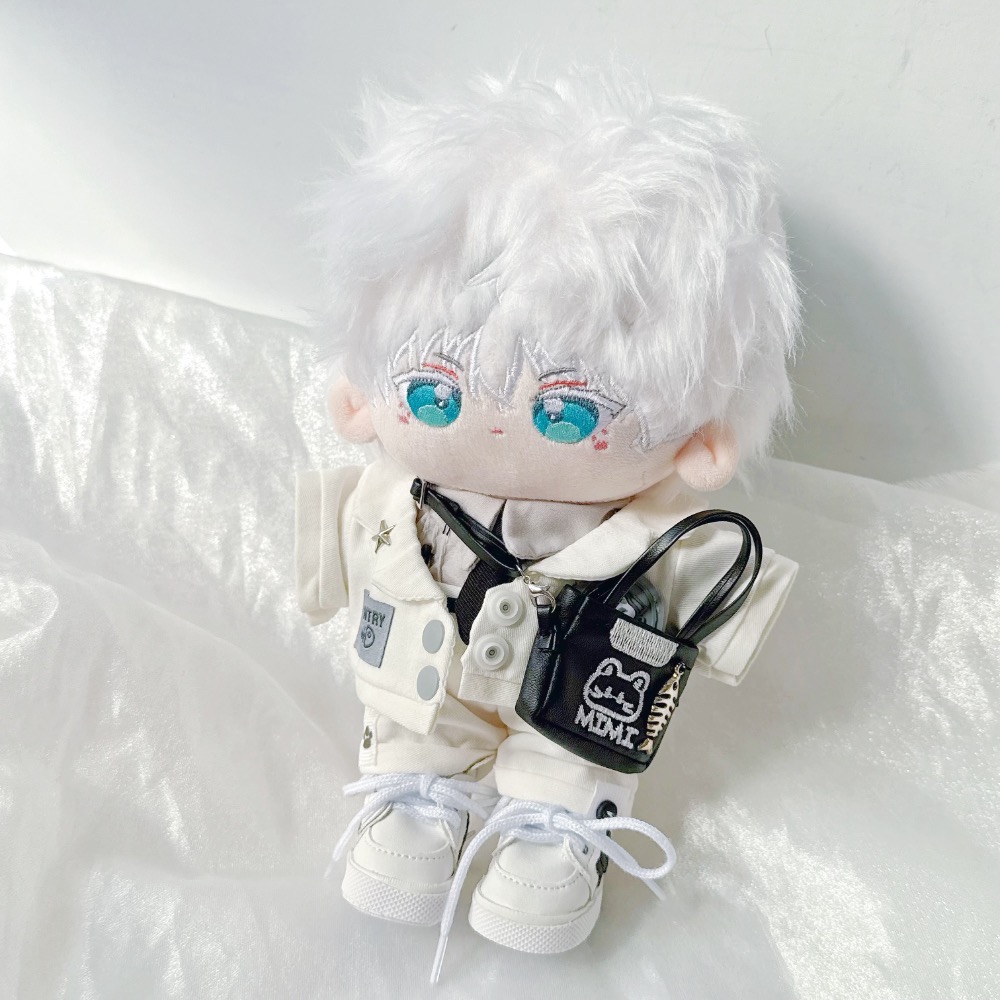 美品✨ 20公分 呆悟喵 五條悟 無骨 同人棉花娃 咒術迴戰-細節圖3