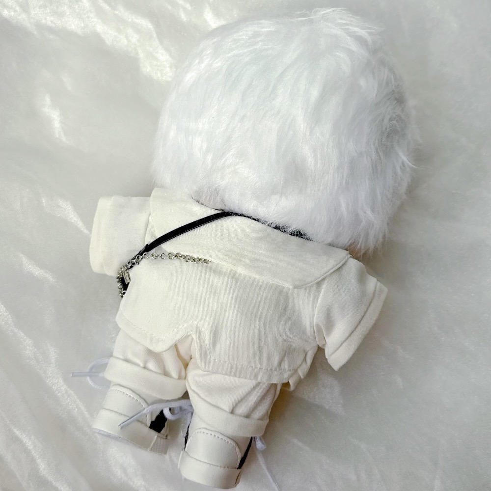 美品✨ 20公分 呆悟喵 五條悟 無骨 同人棉花娃 咒術迴戰-細節圖5