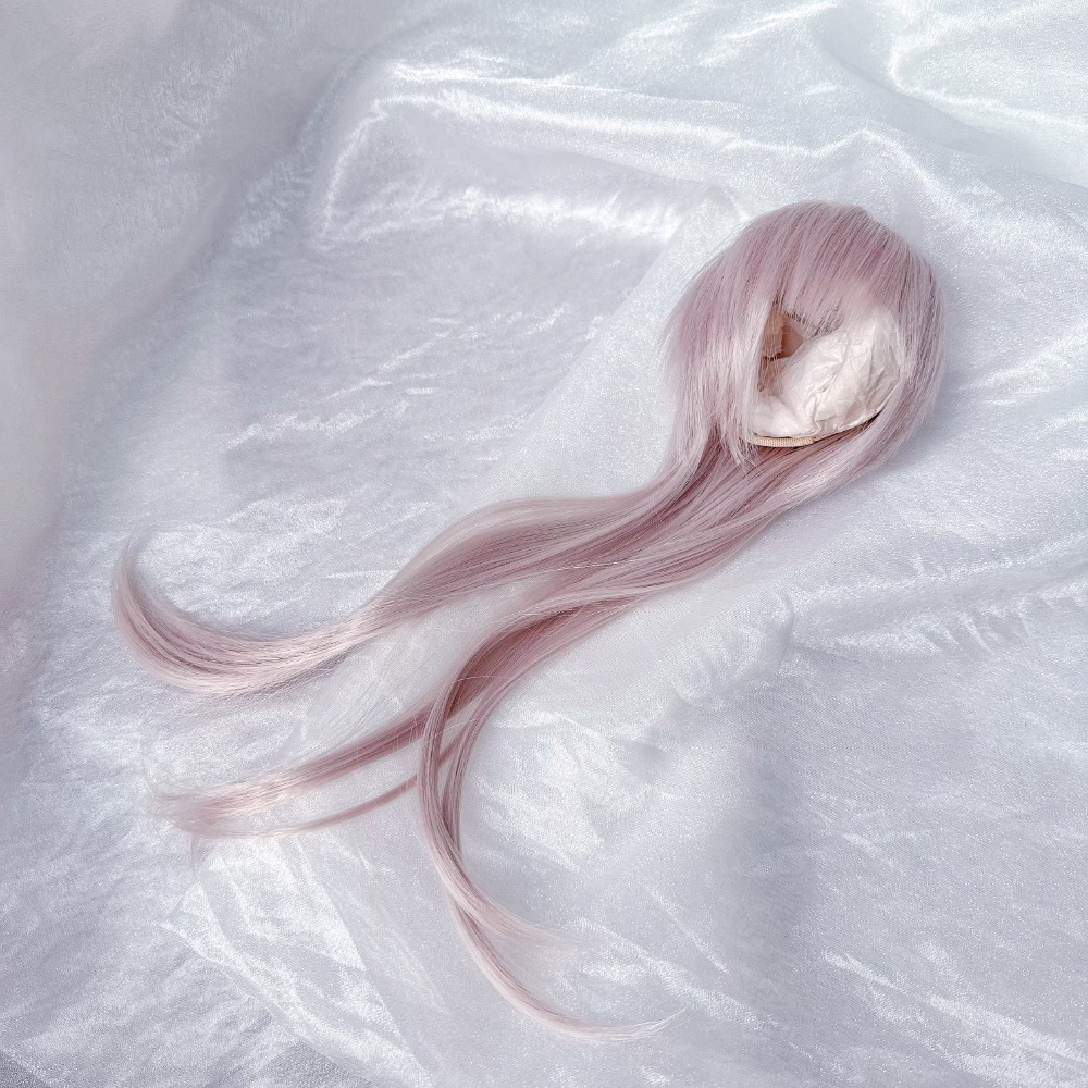 美品✨貓王松鼠 bjd 3分 假髮 耐熱絲 男神款 香芋-細節圖2