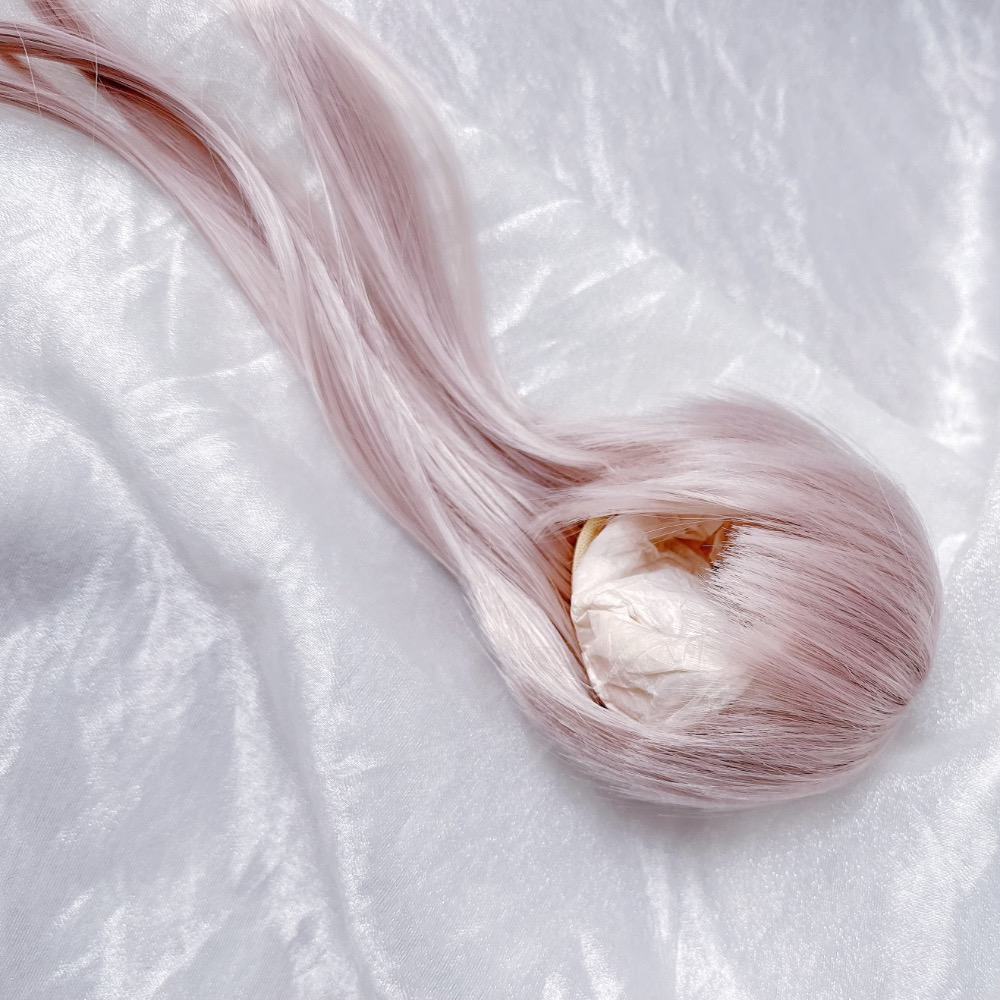 美品✨貓王松鼠 bjd 3分 假髮 耐熱絲 男神款 香芋-細節圖3