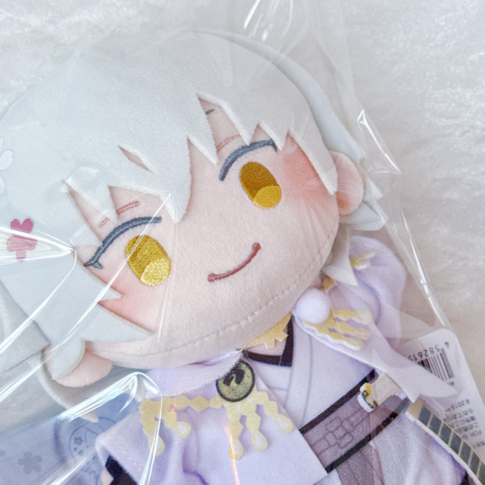 台現🇹🇼頑皮刀男 鶴丸國永 + 坐墊 + 娃衣 三麗鷗x刀劍亂舞 娃娃 坐娃-細節圖3