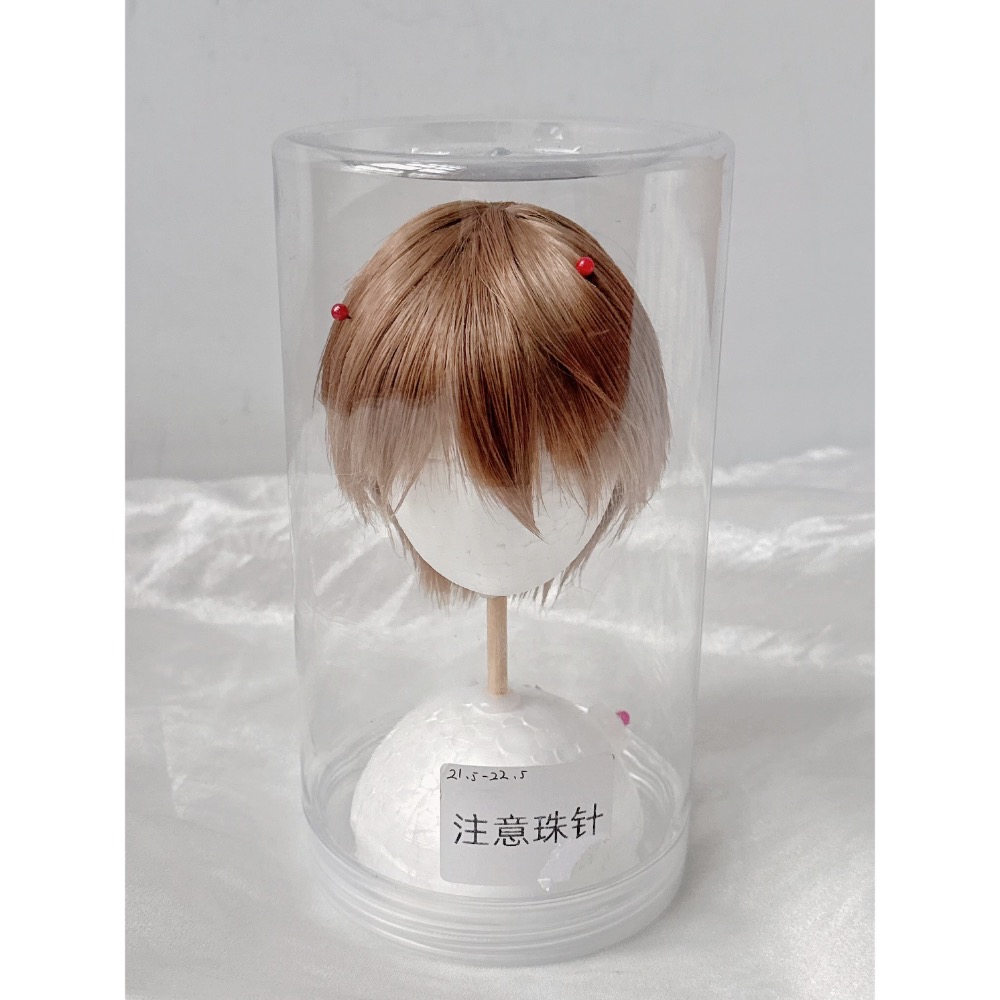 美品✨三分手改毛 少年髮 21-22頭圍 bjd 假髮 川味燒-細節圖2