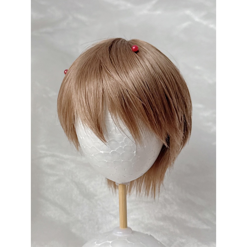 美品✨三分手改毛 少年髮 21-22頭圍 bjd 假髮 川味燒-細節圖5