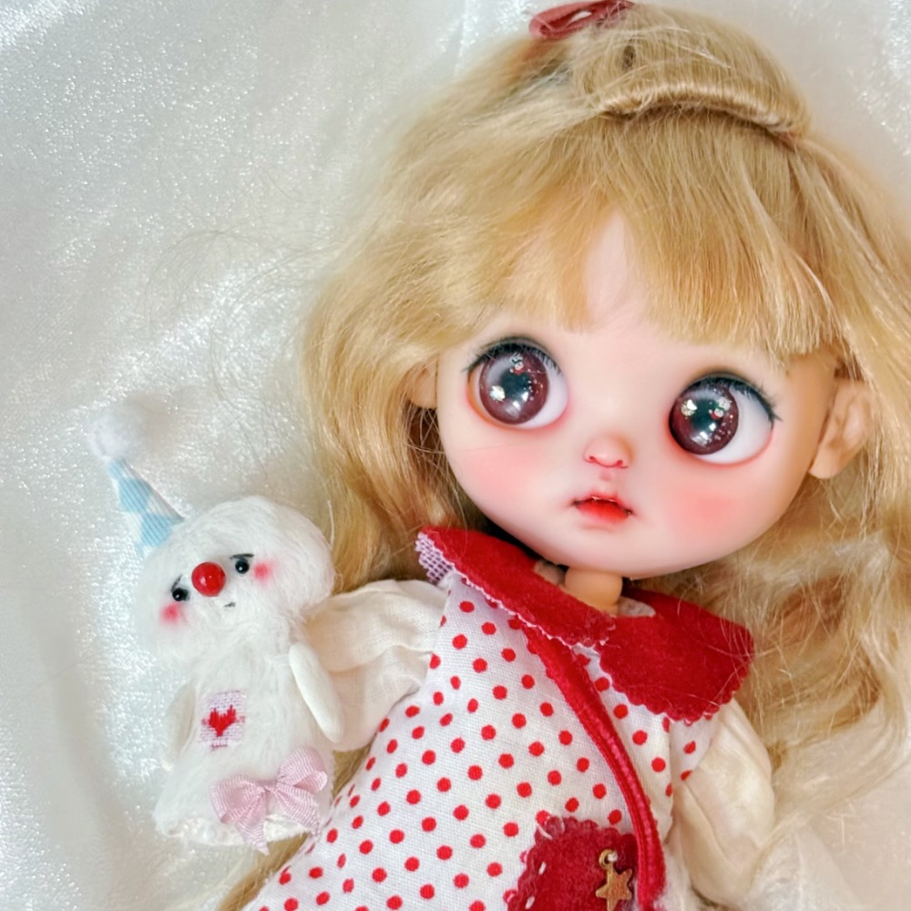 Weiwei改娃 泡泡布 可動眼 聖誕特別版大全套 Blythe 泡泡瑪特-細節圖2